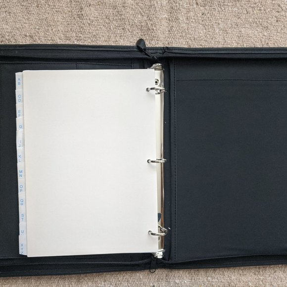 Portfolio Padfolio Folder Case Project Task Planner Business Contact Databook - Picture 10 of 14